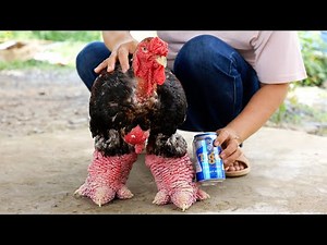 Vietnamese Street Food - $2500 GODZILLA MONSTER CHICKEN Saigon Vietnam