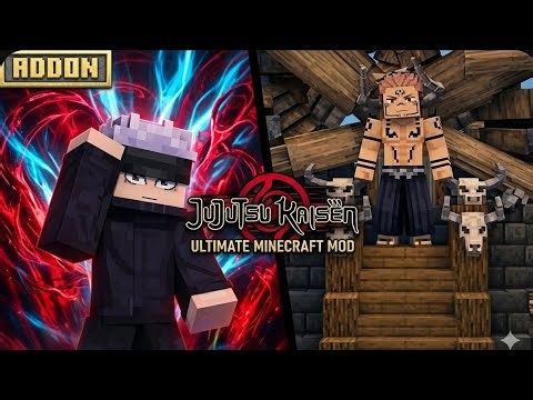 Jujutsu Awakening v1.82 | Modulo Update! | MCPE 1.26+ | Best JJK Addon Ever