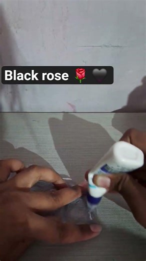 tissue paper se flower banaye how to make black rose 🖤🌹