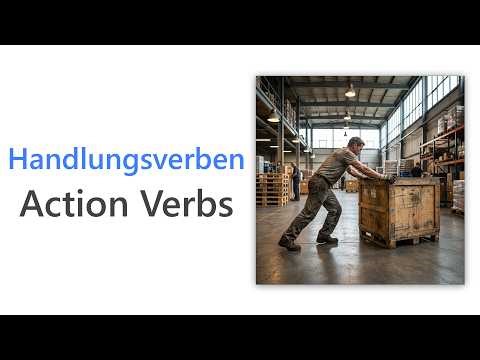 80 German Words for Action Verbs | A1–A2 Beginner German Vocabulary
