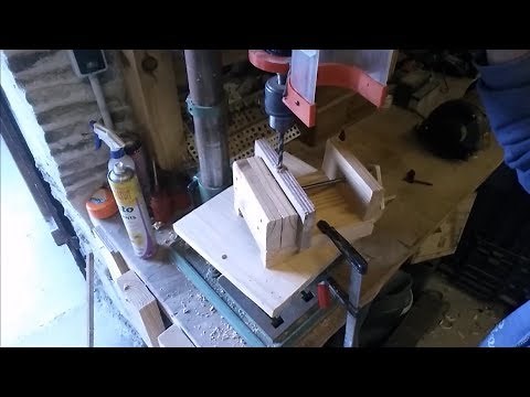 réalisation d'un étau pour perceuse a colonne !!