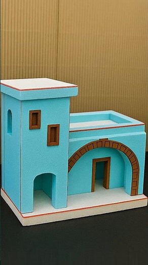 Amezing house 🏡using thermocol 🤩#diy #craft