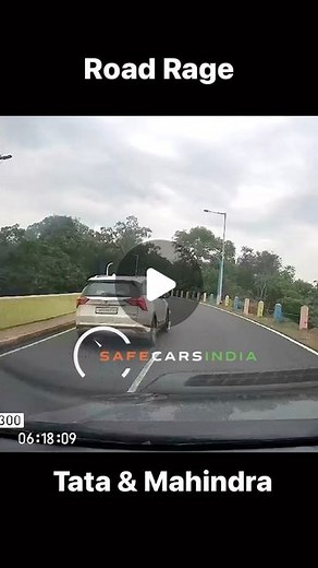 Prateek Singh on Instagram: "As per Tata Nexon owner, Xuv 7OO driver hit his car intentionally while overtaking. If in case he did this intentionally ( which seems to be ) then it is absolutely wrong. Also overtaking on curve is always dangerous, never do this. Nexon total loss but owner & his wife is safe. Location - Maithon ( JH ) #tatamotors #mahindraxuv700 #tatanexon #suv #roadrage #dashcam Shared by - Aman Burman ( Tata nexon owner )"