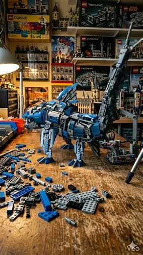This Tiny LEGO Fish Turned Into a Giant Mech Monster 🤯
