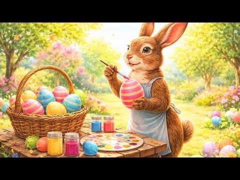 Happy Easter Music 🐰 Cozy Spring Ambience, Relaxing Music, Easter Bunnies