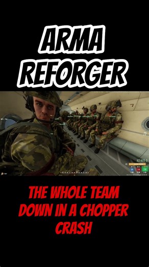 whole team down in a helicopter crash in |: ARMA REFORGER