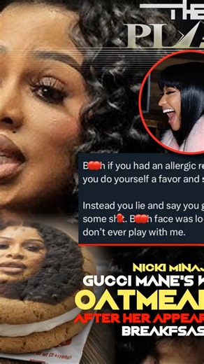 So Gucci Mane and Keyshia Ka’oir hit up The Breakfast Club and got real about Gucci’s past mental health journey — heartfelt vibes, inspirational moments, the whole works. Enter: Nicki Minaj.  She hops on Twitter and goes full savage. #GucciMane #KeyshiaKaoir #TheBreakfastClub #NickiMinaj #OatmealPieFace #InternetSavage #unbotheredandunbotherable #fblifestyle | Happily Ever Hustle | Facebook