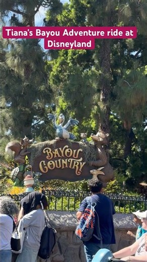 Tiana's Bayou Adventure ride at Disneyland #disney #disneyparktour