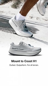 Mount to Coast H1:Our first running shoe with CircleCELL™ technology, designed for all-terrain running | Mount to Coast