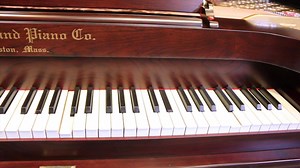 Another square grand piano has been beautifully restored and is ready to head back to its home. This New England Square Grand Piano was built circa 1885 and has been equipped with a self-playing device called Pianomation, which is controlled by your smart phone or device. The square grand piano is no longer manufactured, and Antique Piano Shop is one of the only places left in the world with the ability to restore these beautiful instruments! | Antique Piano Shop