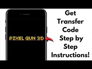 HOW TO GET YOUR TRANSFER CODE IN PIXEL GUN 3D 2025! (FULL GUIDE & TUTORIAL)