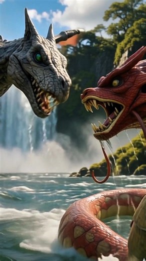 AERODACTYL vs GYARADOS ⚡ Live-Action Pokémon Battle#AerodactylVsGyarados#PokemonLiveActio