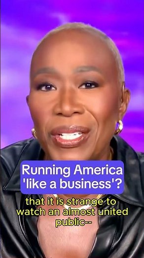 Running America 'like a business'?