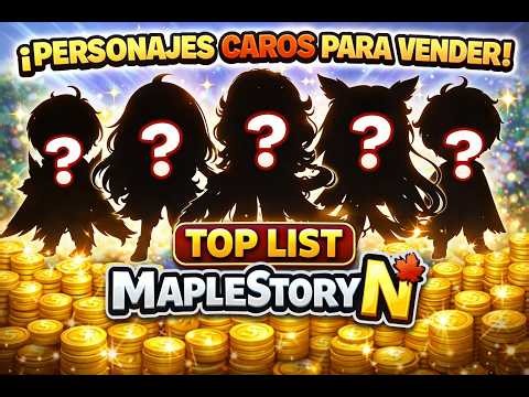 💰 The MOST EXPENSIVE CHARACTERS in MapleStory N 🔥 How much are they worth!