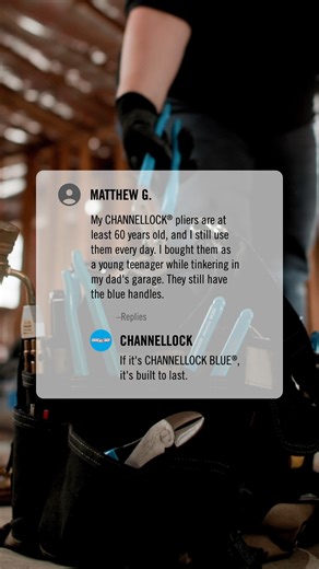 A generation’s worth of hard work in one legendary pair 💪🔥 Get yours at: https://bit.ly/4ivkBIM #CHANNELLOCK #BuiltToLast #AmericanMade #ToolsThatWork #HardWork #ProTools #WorkReady #ToolTalk #EverydayTools #FamilyBusiness | CHANNELLOCK®