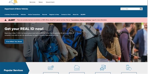 New York State DMV website undergoes makeover