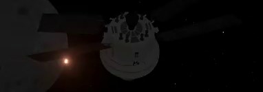 🌞🌕🧑‍🚀Right now, the Orion capsule is passing behind the Moon, so the Sun is entirely eclipsed from their perspective. During this time, they will view a mostly darkened Moon and will use the opportunity to analyze the solar corona.