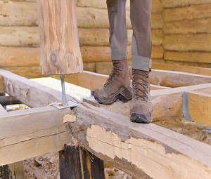303K views · 5K reactions | The real life of rustic living involves installing the cabin floor before winter hits in the wilderness | Alone with nature | Facebook