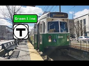 【MBTA】Green Line "E" Front View - Time Lapsed POV for Above Ground Section to Heath Street