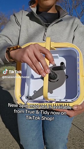 People LOVE our new upgraded spin mop pro! #spinmoppro #cleaningmotivation #reset #squaremop #clean #tiktokshop