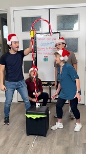 Candy cane cup catch 👀 #familygames | Zander Zone