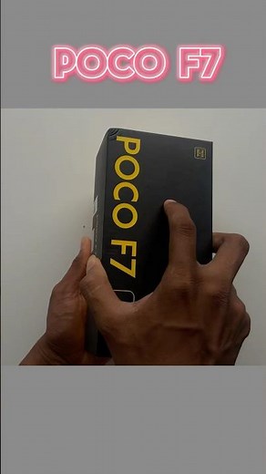 "What’s Inside the POCO F7 Box? Unboxing & Quick Look!" #shorts