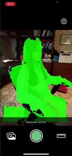 SureScan 3D scanner app captures high quality 3D mesh in real time