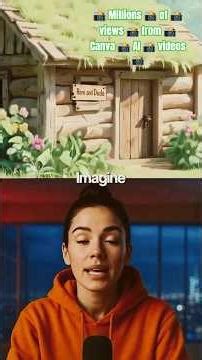 Millions of Views from Canva AI videos #ai #canva #ytshorts #aishorts