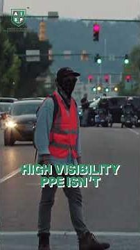 The Importance of High-Visibility Clothing & PPE in Work Zones #WorkZoneSafety #HighVisibility #PPE