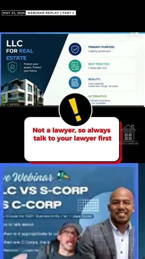 The Real Purpose of an LLC | #LLC #RealEstateInvesting #shorts