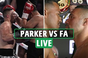 Joseph Parker vs Junior Fa LIVE RESULTS: DAZN stream, TV channel and undercard
