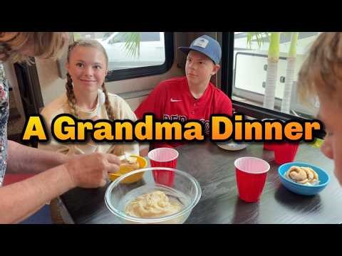 Tour Grandma's RV & Make Dinner Together!