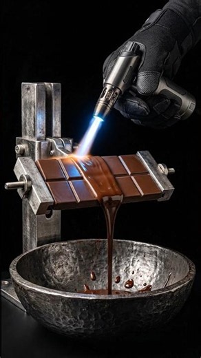 Satisfying Chocolate Melting Experiment 🍫
