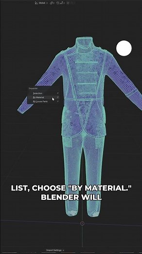Cleanly Separate a Joined Mesh By Material - Blender Quick Tips