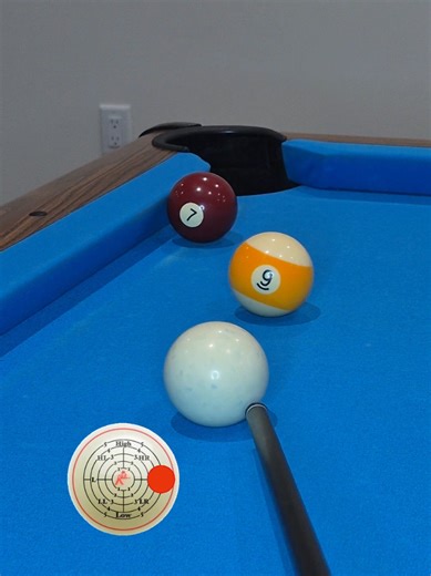 Use The Right Spin For This Shot | Spin Technique For Begginers #billiards #poolshots