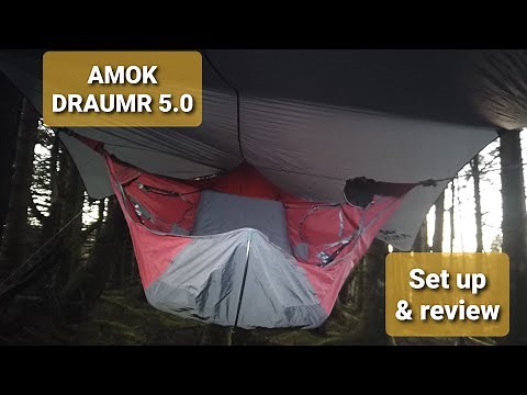 AMOK DRAUMR 5.0. Set up and review. Whats it like? Amazing hammock!
