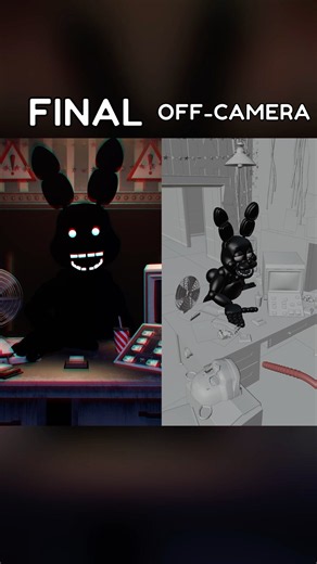 FNaF Shadow Bonnie Counter Jumpscare | BTS vs Animation