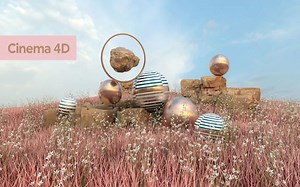 【C4D】Eveling《Cinema 4D 的创造性思维：3D 景观技术》(中英双字)