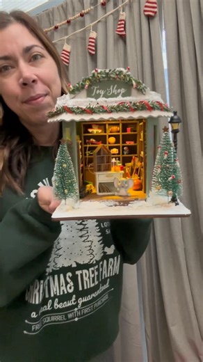 Katie Sieg on Instagram: "This little secondhand toy shop was such a fun weekend project-perfect reset from all the order packing the last few weeks! #dollhouseminiatures"