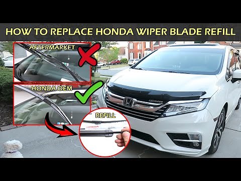 How To Replace Honda OEM Wiper Blade Refills