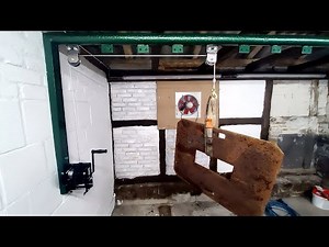 Build a workshop crane with a winch for the paint booth | DIY |