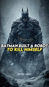 Batman Built A Robot To Kill Himself…