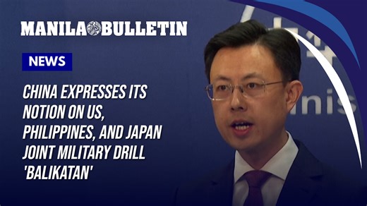 China expresses its notion on US, Philippines, and Japan joint military drill 'Balikatan'