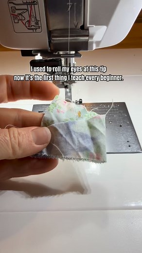 🚨 DON’T SKIP THIS STEP! 🚨 This tiny scrap of fabric (aka a spider) will save your projects from: ✨Thread nests ✨Fabric getting eaten by your machine ✨Wasted time frustration Truth is…I used to think this step was “extra.” I’d skip it, convinced it wasn’t worth the effort. But every time I did? My machine made a mess…and I spent more time fixing mistakes than I ever would’ve spent using the spider in the first place. Now? I never sew without it. The spider is your best friend. Start with it. Ev