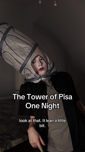 Tower of Pisa Origin Story I guess lmao #skit #funny #history #leaningtowerofpisa