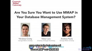 你确定你要在 DBMS 中使用 MMAP 么？
