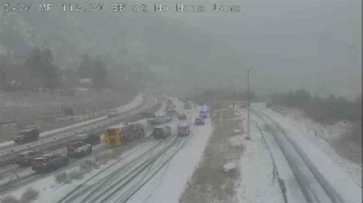 50 cars crash in multiple pileups on I-70 amid winter weather