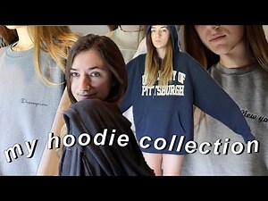my HUGE HOODIE / SWEATSHIRT COLLECTION! (the best hoodies out there)