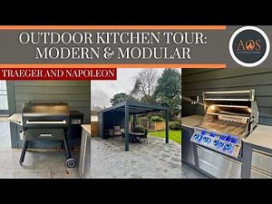 OUTDOOR KITCHEN TOUR: MODERN & MODULAR