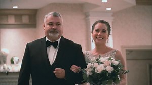 A bride who was able to walk down the aisle to get married was escorted by the father of the organ donor who made it possible. | Inside Edition